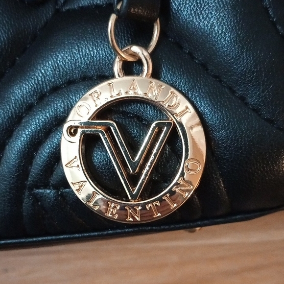 Valentino Black Mini Quilted Bag - Picture 4 of 6